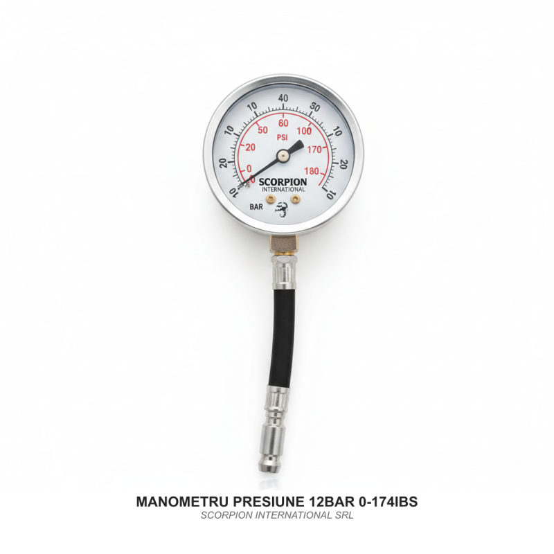 MANOMETRU PRESIUNE 12BAR 0-174IBS