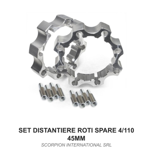 SET DISTANTIERE ROTI SPARE 4/110 45MM