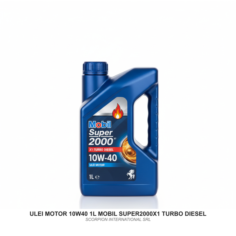 ULEI MOTOR 10W40 1L MOBIL SUPER2000X1 TURBO DIESEL